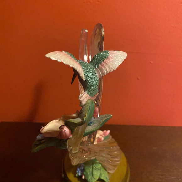Lena liu Bradford Exchange Ltd Edition Enchanted Garden Hummingbird. - Picture 3 of 5